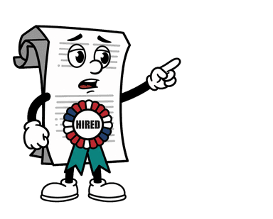 Rex the ResumeCoach mascot pointing at the case studies